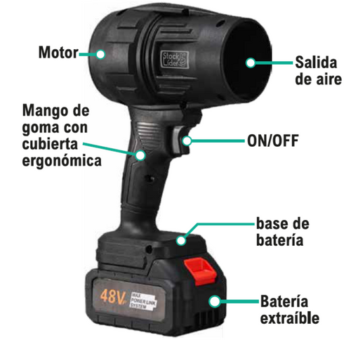 TurboSoplador PRO | 2 Baterias