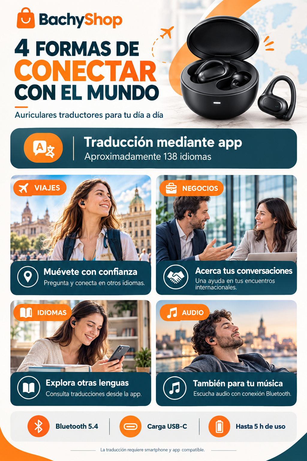 Auriculares Traductores